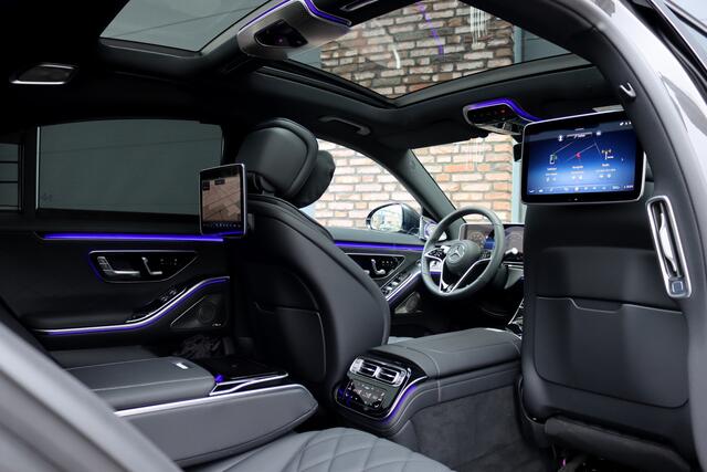 Mercedes-Benz S-KLASSE 500 4MATIC Premium | E-Active Body Control | Achterasbesturing | Distronic+ | Massage | Burmester High End | Stoelventilatie V+A | 3D-Display | MBUX Tablet | Verwarmd Stuurwiel | Zonweringpakket |