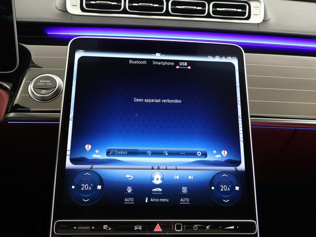 Mercedes-Benz S-KLASSE 500 4MATIC Lang AMG Line | Premium plus | Achterasbesturing | Koelbox | Designo flowing lines |