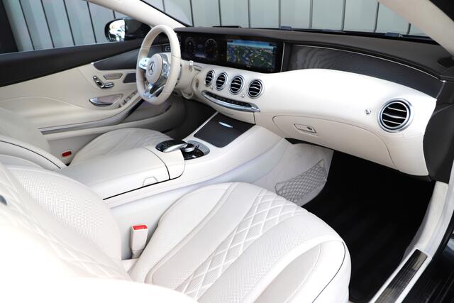 Mercedes-Benz S-KLASSE Coupé 560 4-Matic V8 | 470PK | Designo | Massage | Luchtvering | Head-up | Burmester | Keyless-go | Pano | Distronic+ | NL-Auto | 2018.