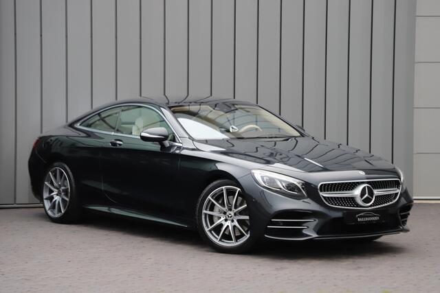 Mercedes-Benz S-KLASSE Coupé 560 4-Matic V8 | 470PK | Designo | Massage | Luchtvering | Head-up | Burmester | Keyless-go | Pano | Distronic+ | NL-Auto | 2018.