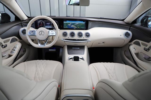 Mercedes-Benz S-KLASSE Coupé 560 4-Matic V8 | 470PK | Designo | Massage | Luchtvering | Head-up | Burmester | Keyless-go | Pano | Distronic+ | NL-Auto | 2018.