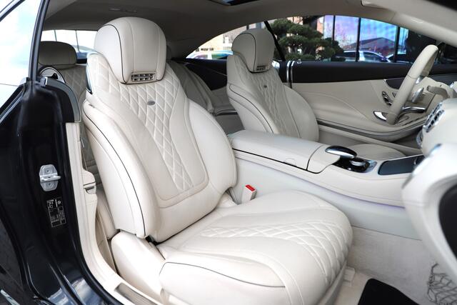 Mercedes-Benz S-KLASSE Coupé 560 4-Matic V8 | 470PK | Designo | Massage | Luchtvering | Head-up | Burmester | Keyless-go | Pano | Distronic+ | NL-Auto | 2018.