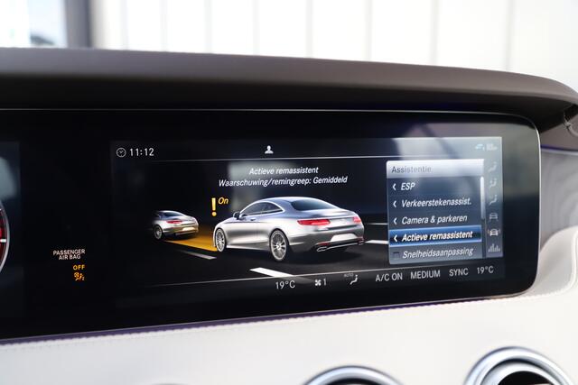 Mercedes-Benz S-KLASSE Coupé 560 4-Matic V8 | 470PK | Designo | Massage | Luchtvering | Head-up | Burmester | Keyless-go | Pano | Distronic+ | NL-Auto | 2018.