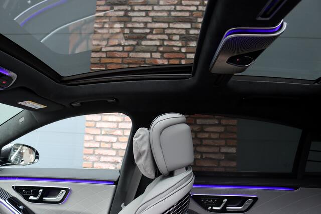 Mercedes-Benz S-KLASSE 450 e Lang AMG Line | Achterasbesturing | Luchtvering | Chauffeurspakket | Distronic+ | Burmester | Nekverwarming | Stoelventilatie | Massage | MBUX Tablet | 3D-Display | HUD |