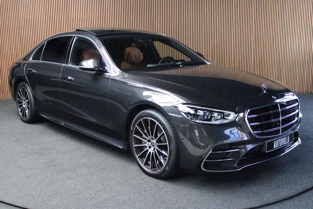 Mercedes-Benz S-KLASSE 580 e Lang AMG Line Burmester - Headup - Achterbesturing - Massage - Matrix - Pano