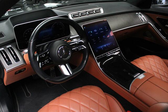 Mercedes-Benz S-KLASSE 580 e Lang AMG Line Burmester - Headup - Achterbesturing - Massage - Matrix - Pano