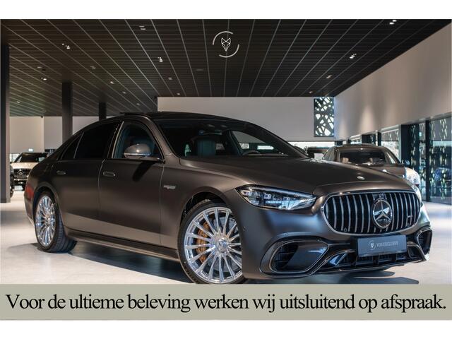Mercedes-Benz S-KLASSE AMG 63 S E Performance 4-M Lang First Class|Ceramic|Burmester 4D|Manufaktur|Carbon|Night|21''|360°|Achterasbesturing|Digital Light