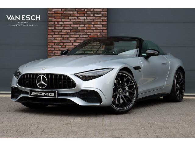 Mercedes-Benz SL-KLASSE Roadster AMG 43 Premium Aut9 | 381pk | Performance-stoelen | Burmester | Stoelventilatie | Airscarf | Verwarmd Stuurwiel | Digital Light | Surround Camera | HUD | Contourstoelen |