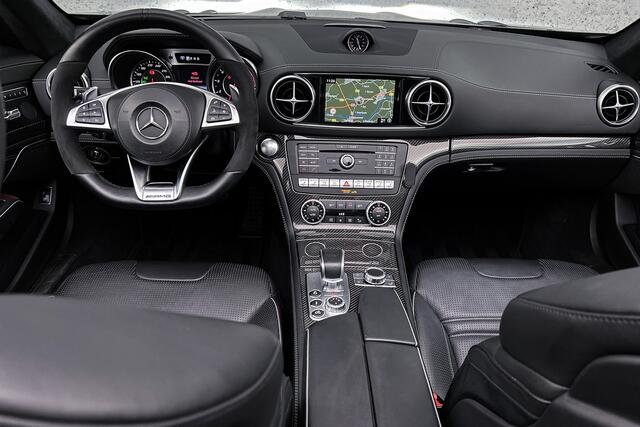 Mercedes-Benz SL-KLASSE AMG 63 | Airscarf | Panoramadak | 585 PK | Luxe lederen bekleding | Stoelventilatie