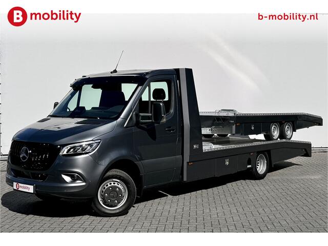 Mercedes-Benz SPRINTER 519 CDI Tijhof AluLiner + Aanhanger Luchtvering NIEUW! MJ.2025 | Lier | 3-Zitplaatsen | AppleCarPlay | DAB | Adaptive Cruise Control | Navigatie | Trekhaak