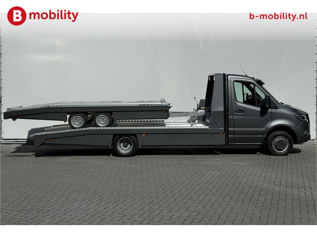 Mercedes-Benz SPRINTER 519 CDI Tijhof AluLiner + Aanhanger Luchtvering NIEUW! MJ.2025 | Lier | 3-Zitplaatsen | AppleCarPlay | DAB | Adaptive Cruise Control | Navigatie | Trekhaak