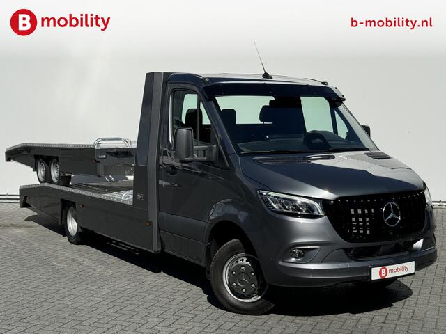 Mercedes-Benz SPRINTER 519 CDI Tijhof AluLiner + Aanhanger Luchtvering NIEUW! MJ.2025 | Lier | 3-Zitplaatsen | AppleCarPlay | DAB | Adaptive Cruise Control | Navigatie | Trekhaak