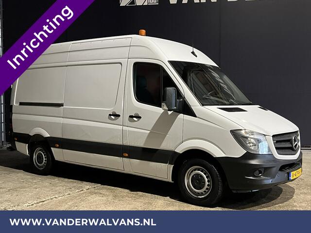 Mercedes-Benz SPRINTER 316 CDI 164pk L2H2 inrichting Euro6 Airco | 2800kg Trekhaak | Cruisecontrol parkeersensoren, chauffeursstoel