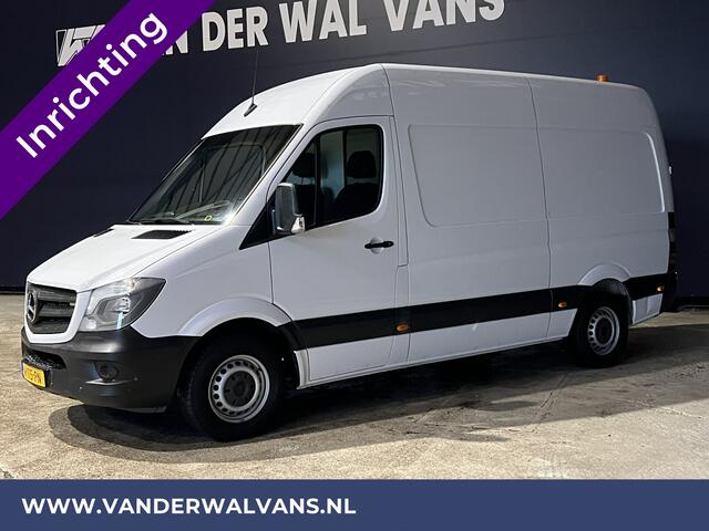 Mercedes-Benz SPRINTER 316 CDI 164pk L2H2 inrichting Euro6 Airco | 2800kg trekhaak | cruisecontrol, parkeersensoren
