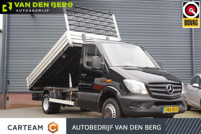 Mercedes-Benz SPRINTER 519 3.0 V6 KIPPER 3 ZIJDIG, OPEN LAADBAK, 3.5T TREKHAAK, AIRCO, CRUISE, MF STUURWIEL