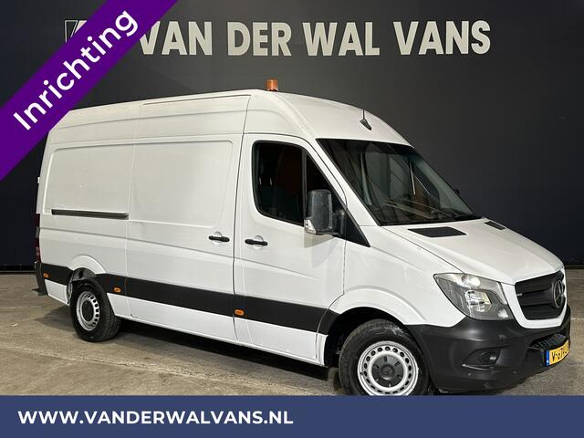 Mercedes-Benz SPRINTER 316 CDI 164pk L2H2 Inrichting Euro6 Airco | 2800kg Trekhaak | Cruisecontrol | Parkeersensoren Chauffeursstoel
