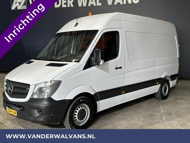 Mercedes-Benz SPRINTER 316 CDI 164pk L2H2 Inrichting Euro6 Airco | 2800kg Trekhaak | Cruisecontrol | Parkeersensoren Chauffeursstoel