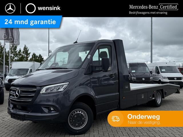 Mercedes-Benz SPRINTER 519 CDI | 432 WB | 190 PK | TIJHOF | AUTOTRANSPORT | LUCHTVERING | GEVEERDE CHAUFFEURSSTOEL | GROOT NAVIGATIE | ADAPT. CRUISE | STOELVERWARMING | KUNST LEDER | LED LAMPEN | MISTLAMPEN | TIJHOF OPBOUW