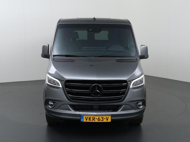 Mercedes-Benz SPRINTER 319 3.0 CDI | L2 H1 | V6 | Dubbele Cabine | Climate Control | Schuifdeur L+R | Lederen bekleding | LED | Sidebars | LM Velgen | Trekhaak | Parkeercamera | Stoelverwarming | Certified