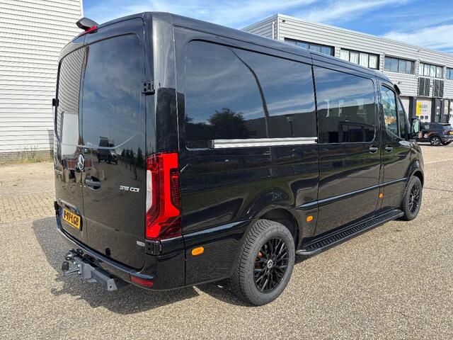 Mercedes-Benz SPRINTER 319CDI L2H1 Dubbelcabine 6+1 Pers Automaat Airco Cruisecontrol Led/Xenon 3500KG Trekhaak NIEUW BPM VRIJ