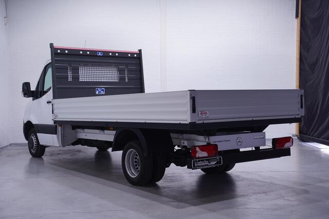 Mercedes-Benz SPRINTER 515 CDI 150 pk Pick Up / Open Laadbak Dubbel Lucht Airco, Apple Carplay, Cruise Control, Nieuw ongebruikt 3-Zits