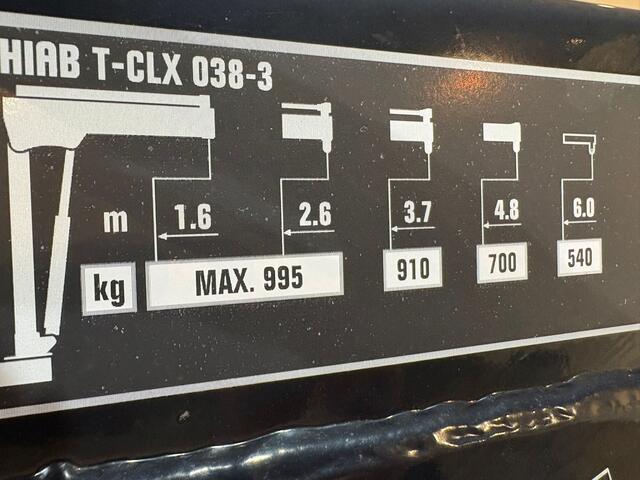 Mercedes-Benz SPRINTER 314 CDI RWD L3 Open Laadbak / Hiab T-CLX 038-3 Kraan PTO / Euro 6 / Airco / Cruise Control / 37.700 KM !!