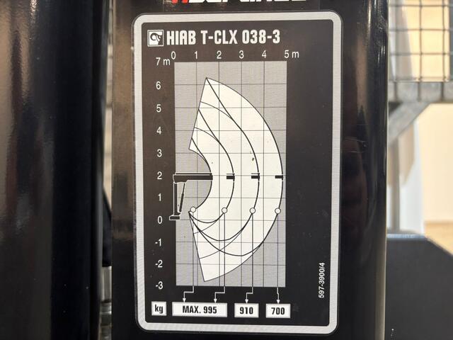 Mercedes-Benz SPRINTER 314 CDI RWD L3 Open Laadbak / Hiab T-CLX 038-3 Kraan PTO / Euro 6 / Airco / Cruise Control / 37.700 KM !!