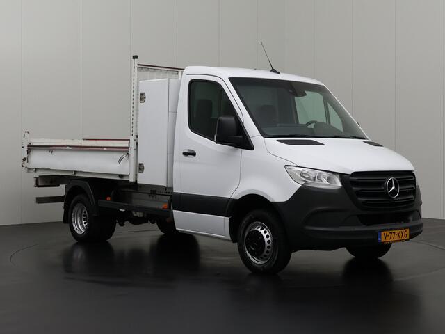 Mercedes-Benz SPRINTER 514CDI Kipper | Materiaalkast | 3500Kg Trekhaak | Multimedia | Airco | Cruise | 3-Persoons