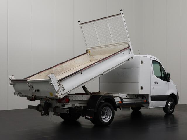 Mercedes-Benz SPRINTER 514CDI Kipper | Materiaalkast | 3500Kg Trekhaak | Multimedia | Airco | Cruise | 3-Persoons
