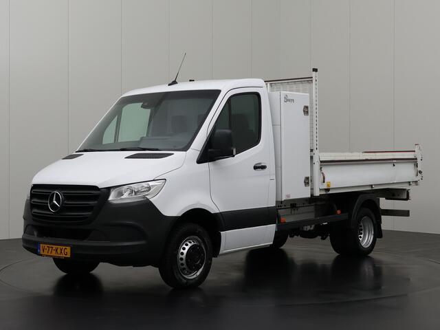 Mercedes-Benz SPRINTER 514CDI Kipper | Materiaalkast | 3500Kg Trekhaak | Multimedia | Airco | Cruise | 3-Persoons