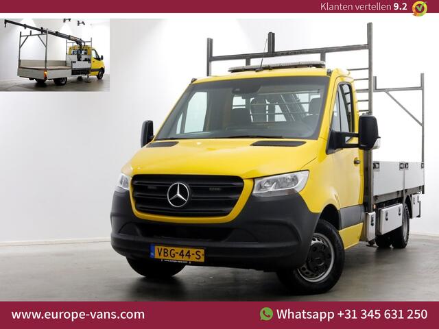 Mercedes-Benz SPRINTER 516 CDI 163pk E6 Open Laadbak+HIAB T-CLX 029 Kraan PTO/Trekhaak 3500kg 06-2019