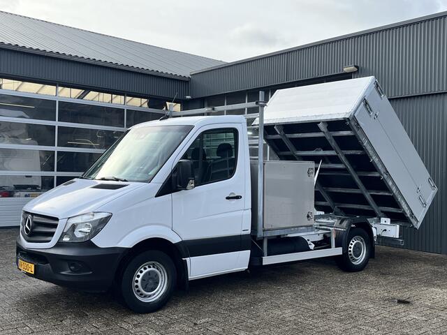 Mercedes-Benz SPRINTER 316 1.8 NGT 366 CNG en Benzine 157pk Automaat Pick-up Open laadbak Kipper Gereedschapskist 3-Persoons Telefoonverbinding