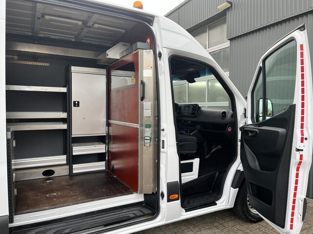 Mercedes-Benz SPRINTER 314 2.2 CDI L2H2 Werkplaats inrichting Airco Cruise controle Trekhaak 2800kg Kastinrichting Omvormer Apple carplay 360*Camera 1e Eigenaar Euro 6 Bpm vrij voor particulier gebruik!!