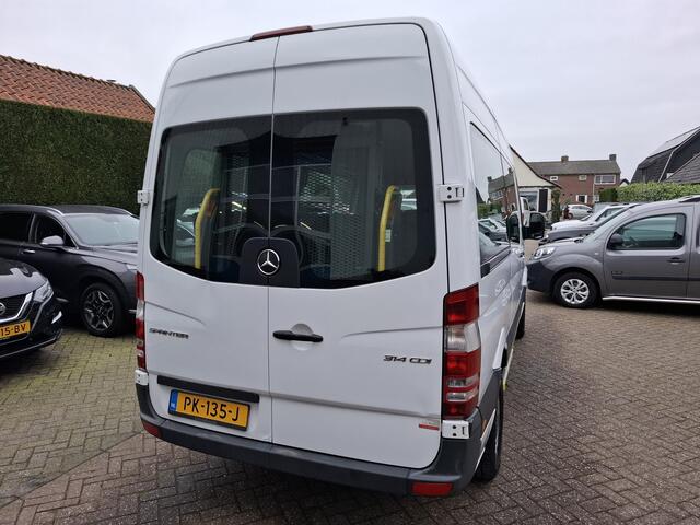 Mercedes-Benz SPRINTER 314 2.2CDI 28450.- INCL BTW 9-PERSOONS ROLSTOELVERVOER LIFT 143PK