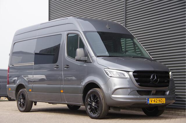 Mercedes-Benz SPRINTER 315 1.9 CDI L2H2 DC-6P, AUT. LED, CAMERA, TREKHAAK, CRUISE, CARPLAY, LEDER MF STUUR, DUBBELE CABINE, DUBBEL CABINE