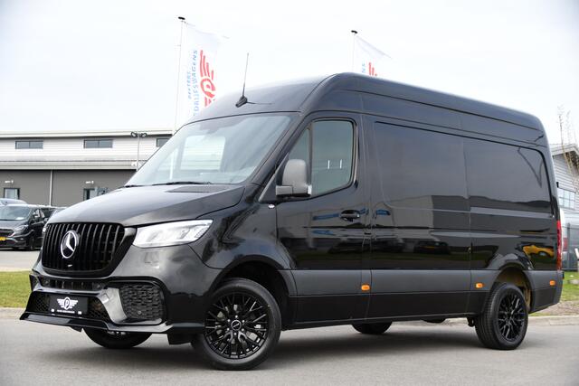 Mercedes-Benz SPRINTER 317 1.9 CDI L2H2 RWD AMG Black Edition Camera, Cruise, Carplay, LED, 170pk, Multimedia, Automaat, Trekhaak, 3 Zits, Uniek!