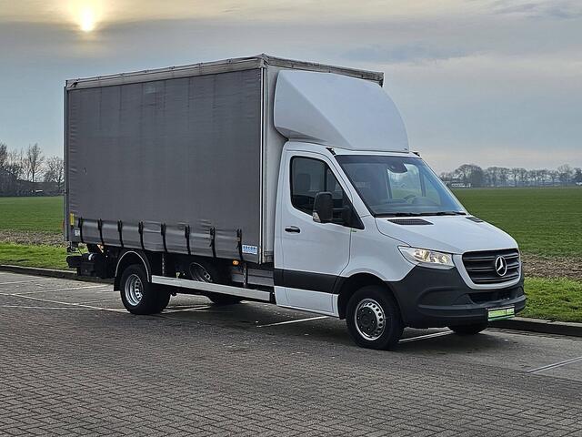 Mercedes-Benz SPRINTER 517 Schuifzeil, Gesloten laadbak XL, laadklep, airco, navi, mbux, cruise