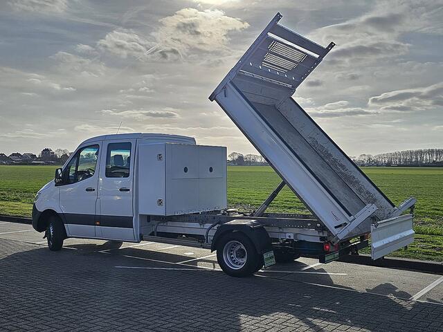 Mercedes-Benz SPRINTER 514 2.2 CDI dubbele cabine, kipper, kist, airco, trekhaak, 44 dkm.