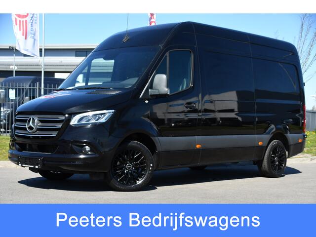 Mercedes-Benz SPRINTER 317 1.9 CDI L2H2 RWD Black Edition Full Options! 360 Camera, Adaptieve Cruise, LED, 3500kg Trekhaak, Leder, Carplay, 170pk, Voorruit verwarming, Uniek!