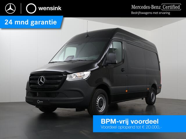 Mercedes-Benz SPRINTER 315 CDI | L2 H2 | RWD | Aut. | PRO | BPM VRIJ! | ACHTERUITRIJCAMERA | 3500 KG AHW | DODEHOEKASSISTENT | AIRCO | CRUISE | CARPLAY | ANDROID AUTO | METALLIC | 3-ZITS | MBUX SYSTEEM GROOT