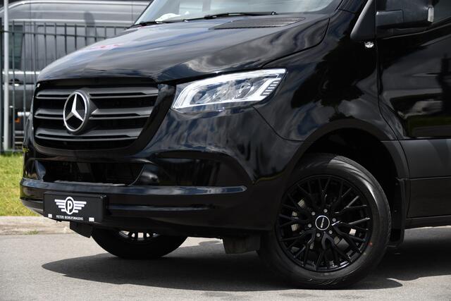 Mercedes-Benz SPRINTER 319 3.0 CDI L2H2 DC Black Edition MARGE! Adaptieve Cruise, Camera, LED, Carplay, Standkachel, 10,5'' Mbux, Automaat, 3500kg Trekhaak, Uniek!