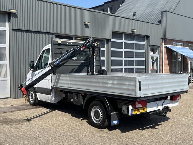 Mercedes-Benz SPRINTER 314 2.2 CDI 366 3500kg Trekgewicht Pick up Openlaadbak HIAB laadkraan T-CLX 013 Airco Euro 6 Airco 3-Persoons Dealer onderhouden