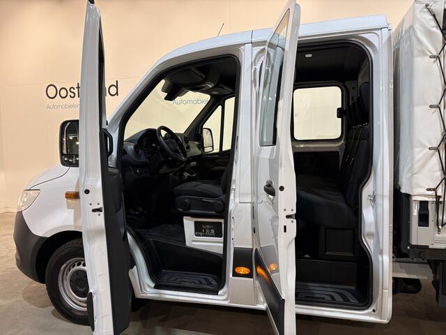 Mercedes-Benz SPRINTER 317 CDI L2 DC Open Laadbak met Huif en schuifzeilen / Airco / Cruise / Mbux / Trekhaak