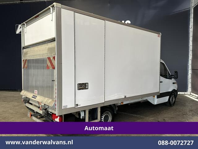 Mercedes-Benz SPRINTER 317 CDI 170pk 9G-Tronic Automaat Bakwagen Laadklep 21m3 KUUB Zijdeur Euro6 Airco | Lat om Lat betimmering | Leder Bijrijdersbank