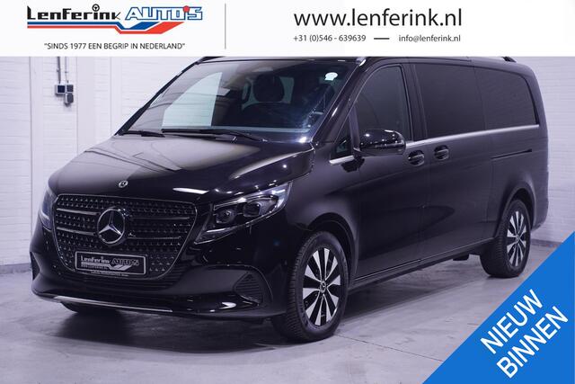 Mercedes-Benz V-KLASSE V 300d Avantgarde Extra Lang L3 Dubbel Cabine 5-Zits Leder Zwart, LED Koplampen, 360 Camera, Navi