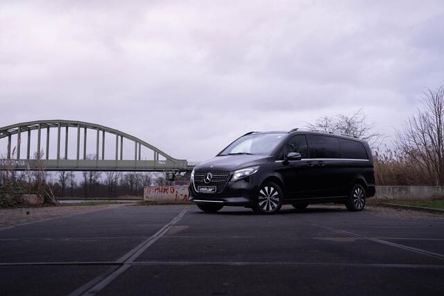 Mercedes-Benz V-KLASSE V 300d Avantgarde Extra Lang L3 Dubbel Cabine 5-Zits Leder Zwart, LED Koplampen, 360 Camera, Navi
