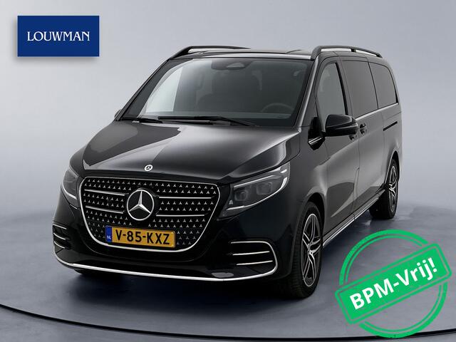 Mercedes-Benz V-KLASSE 300d 4-MATIC Extra Lang AMG Avantgarde BPM-Vrij Dubbele Cabine Elektrische Schuifdeuren 360 camera Adaptieve Cruise Control