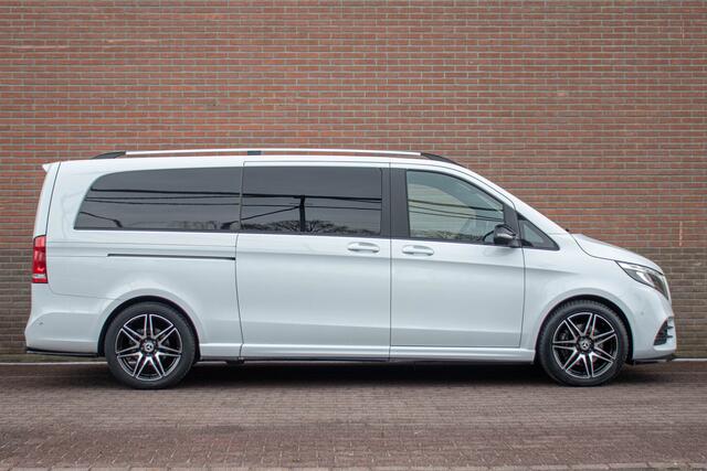 Mercedes-Benz V-KLASSE 300d 4-MATIC XXL AMG Night, Luchtvering, Adaptive Cruise, Trekhaak, 360 Camera, Leder.