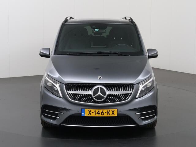 Mercedes-Benz V-KLASSE 300d | XL L3 | AMG | AVANTGARDE | 7-ZITS | 360° CAMERA | VIS A VIS | CLIMATE CONTROL | ELEKTRISCHE SCHUIFDEUREN | STOELVERWARMING | BURMESTER | DISTRONIC | APPLE CARPLAY - ANDROID AUTO | CERTIFIED