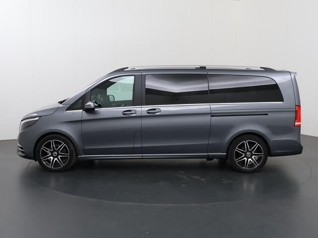 Mercedes-Benz V-KLASSE 300d | XL L3 | AMG | AVANTGARDE | 7-ZITS | 360° CAMERA | VIS A VIS | CLIMATE CONTROL | ELEKTRISCHE SCHUIFDEUREN | STOELVERWARMING | BURMESTER | DISTRONIC | APPLE CARPLAY - ANDROID AUTO | CERTIFIED